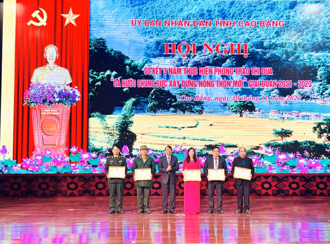 Đẩy nhanh tiến độ xây dựng nông thôn mới tại Cao Bằng ảnh 2