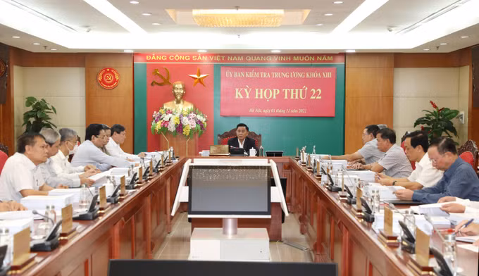 Kỳ họp thứ 22 của Ủy ban Kiểm tra Trung ương: Xem xét, xử lý kỷ luật một số tổ chức đảng, đảng viên ảnh 2