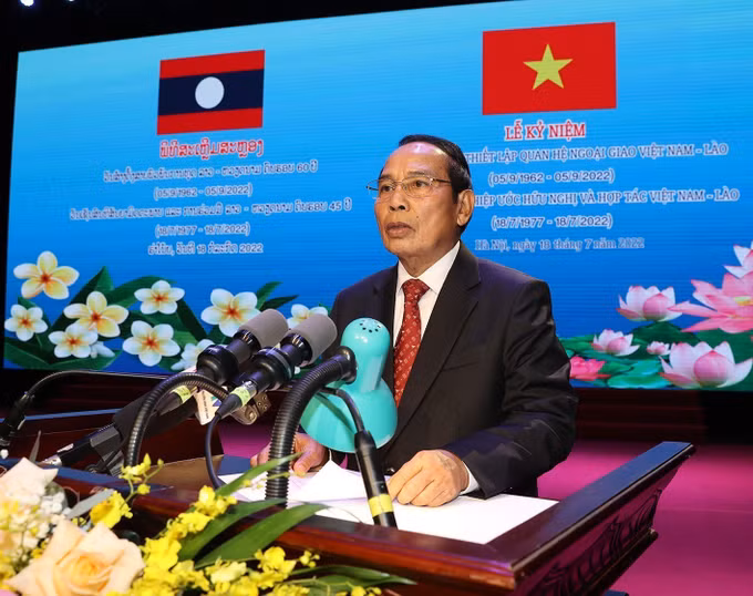 Tổng Bí thư Nguyễn Phú Trọng: Tình đoàn kết Việt Nam – Lào là quy luật khách quan, nhân tố có ý nghĩa sống còn của mỗi Đảng, mỗi nước ảnh 3