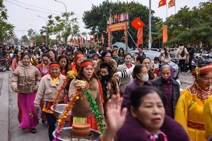 Lễ hội truyền thống làng Ném Thượng, Bắc Ninh: Duy trì nghi thức truyền thống, bảo đảm nếp sống văn minh ảnh 1