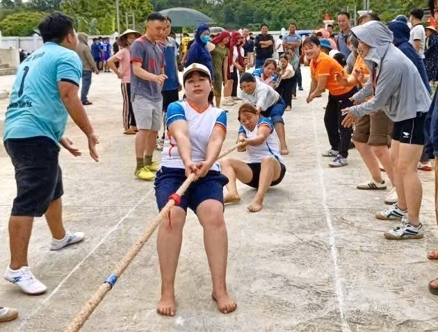 Xã Quy Đức đẩy mạnh hoạt động thể thao, góp phần xây dựng đời sống văn hóa, tăng cường tinh thần đoàn kết cộng đồng.