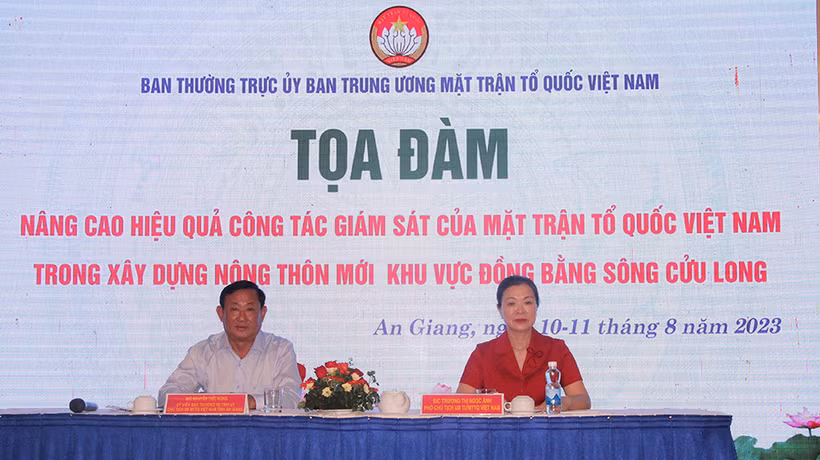 Nâng cao hiệu quả công tác giám sát của Mặt trận trong xây dựng nông thôn mới