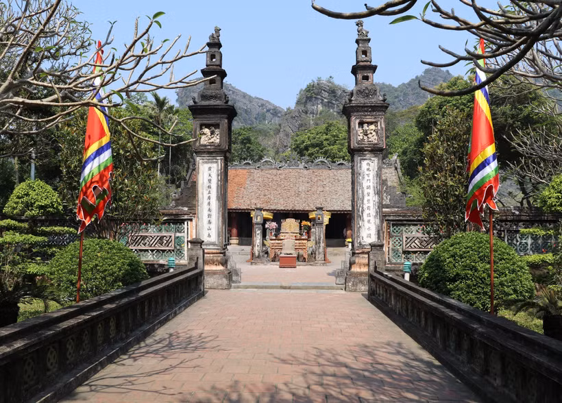 Đền thờ vua Đinh Tiên Hoàng thuộc Khu di tích Cố đô Hoa Lư. Ảnh: Đức Phương – TTXVN