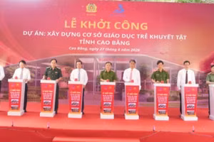 Khởi công xây dựng Cơ sở giáo dục trẻ khuyết tật 110 tỷ đồng