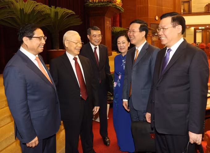 Tổng Bí thư Nguyễn Phú Trọng: Đẩy mạnh hơn nữa công cuộc đổi mới, thực hiện thắng lợi Nghị quyết Đại hội XIII của Đảng ảnh 3